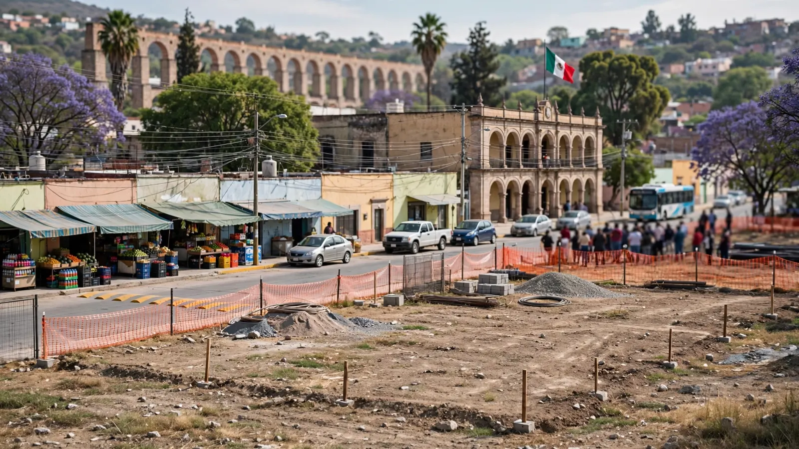 Terreno en la comunidad de El Milagrito, Corregidora, donde se construirá el nuevo bachillerato