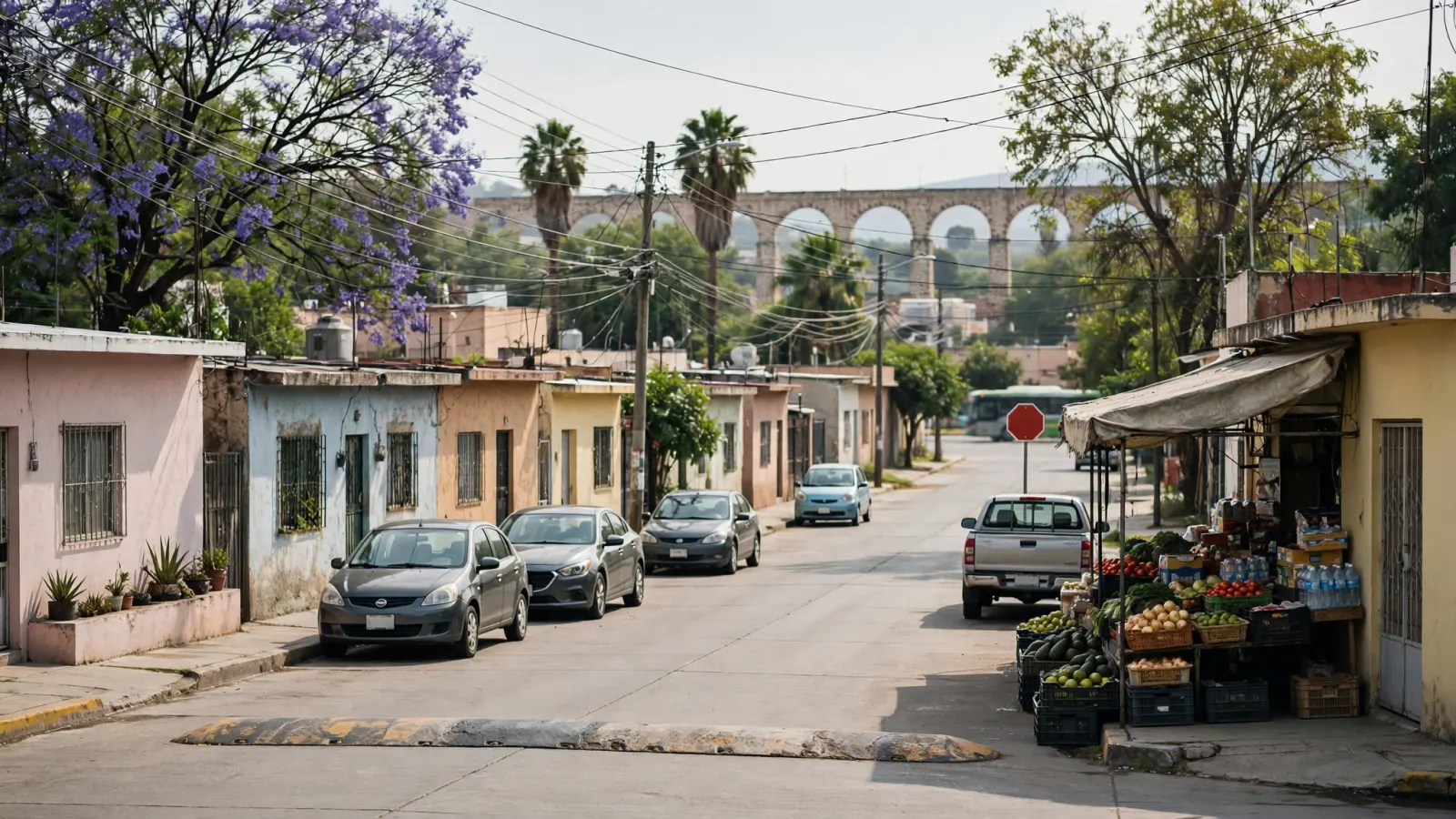 Vivienda unifamiliar en una colonia de Querétaro