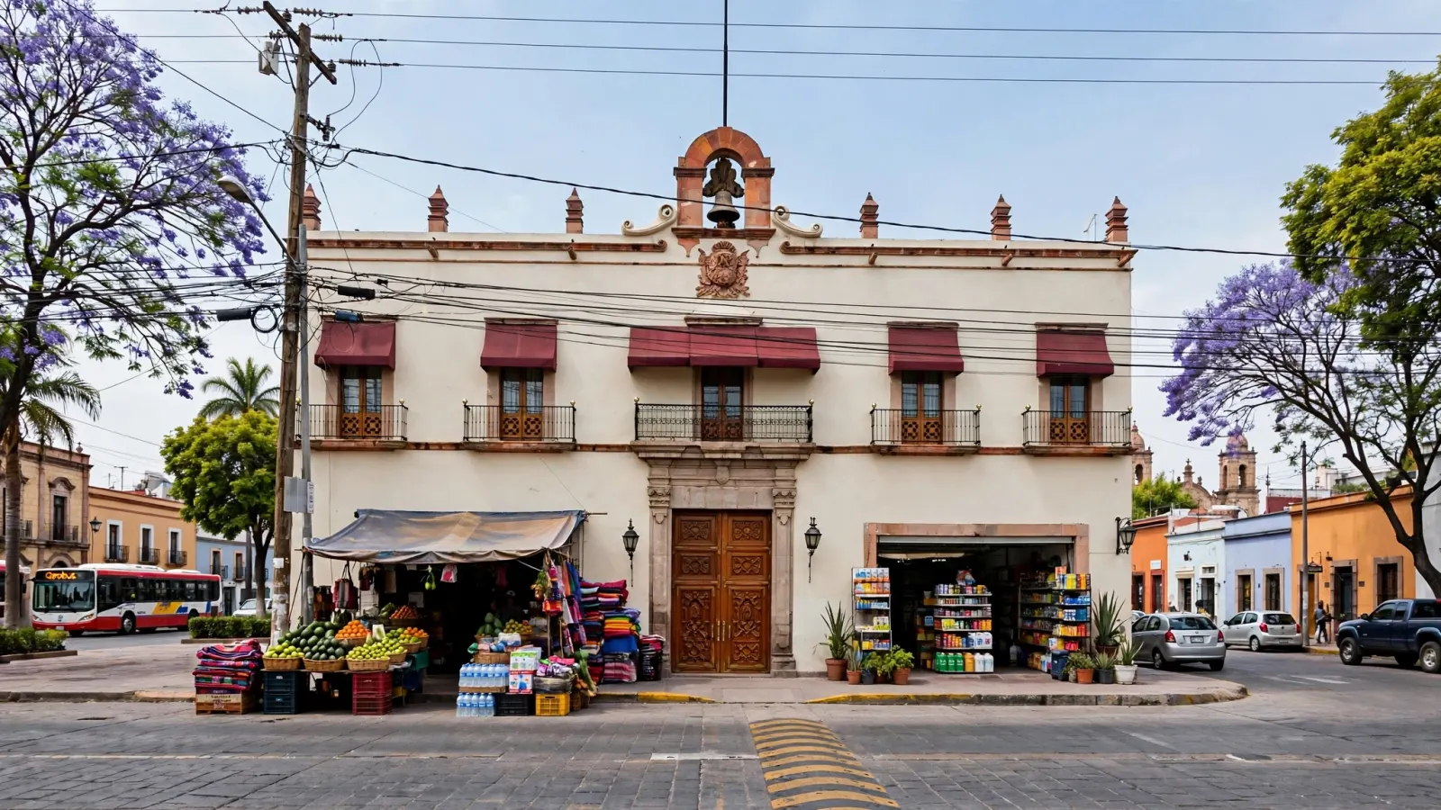 Fachada de Casa Carmona en el Centro Histórico de Querétaro, sede de las nuevas oficinas del Movimiento del Sombrero