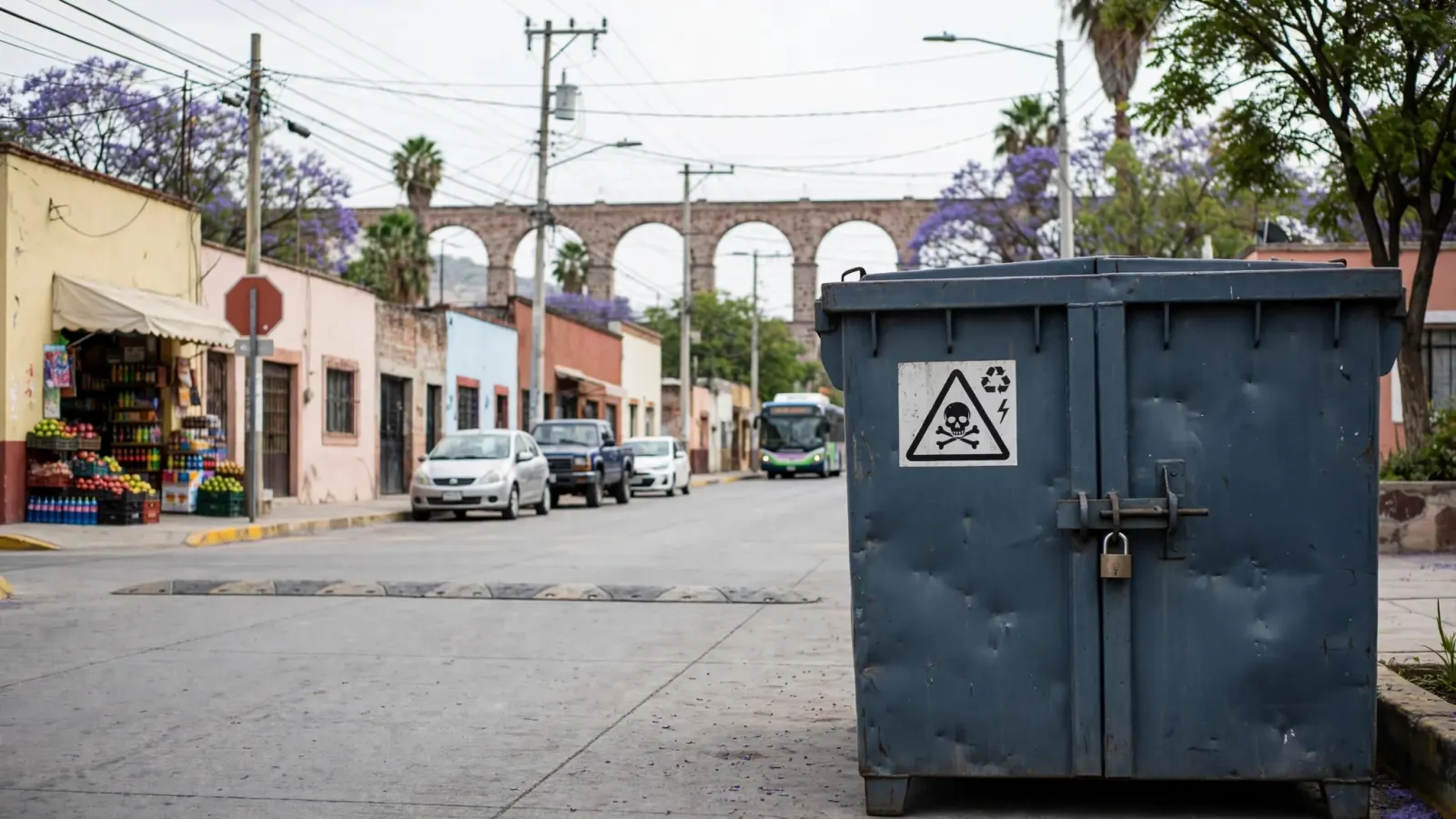 Contenedor municipal para residuos de manejo especial en Querétaro