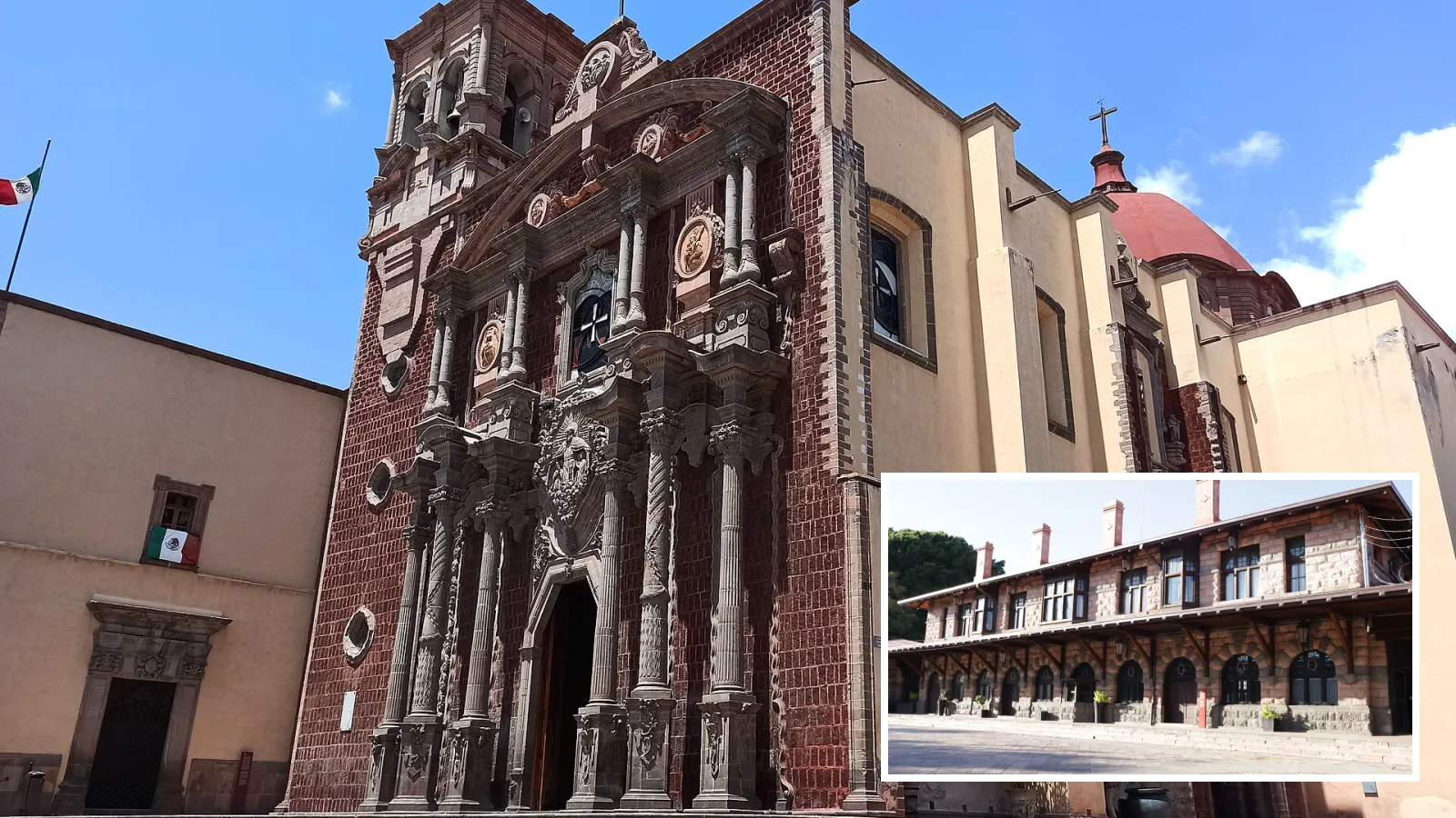 Catedral de Querétaro, Centro Cultural de la Antigua Estación de Tren de Querétaro — fotos ilustrativas